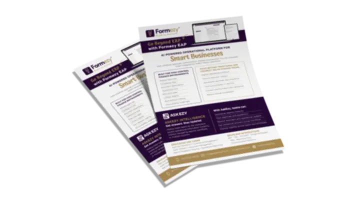 Finance industry brochure