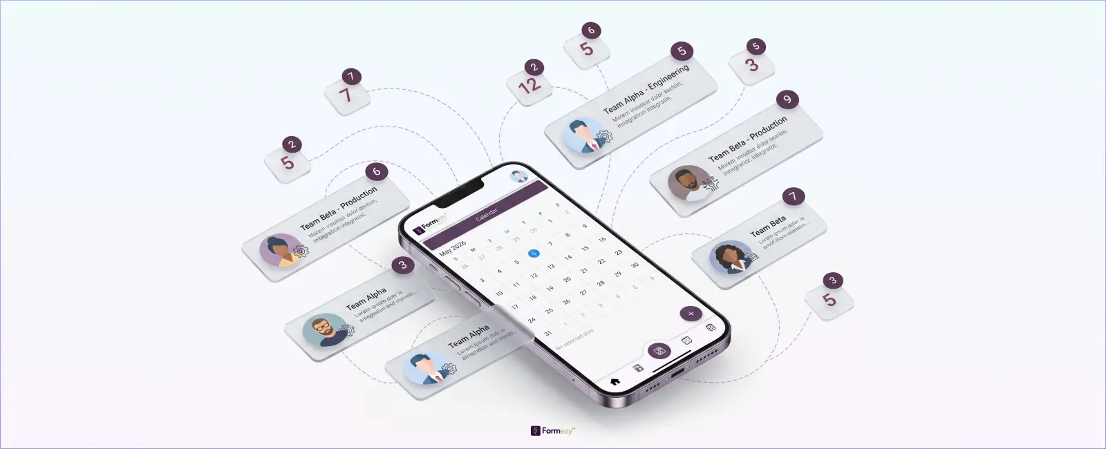 Stay updated and aligned with team network on mobile