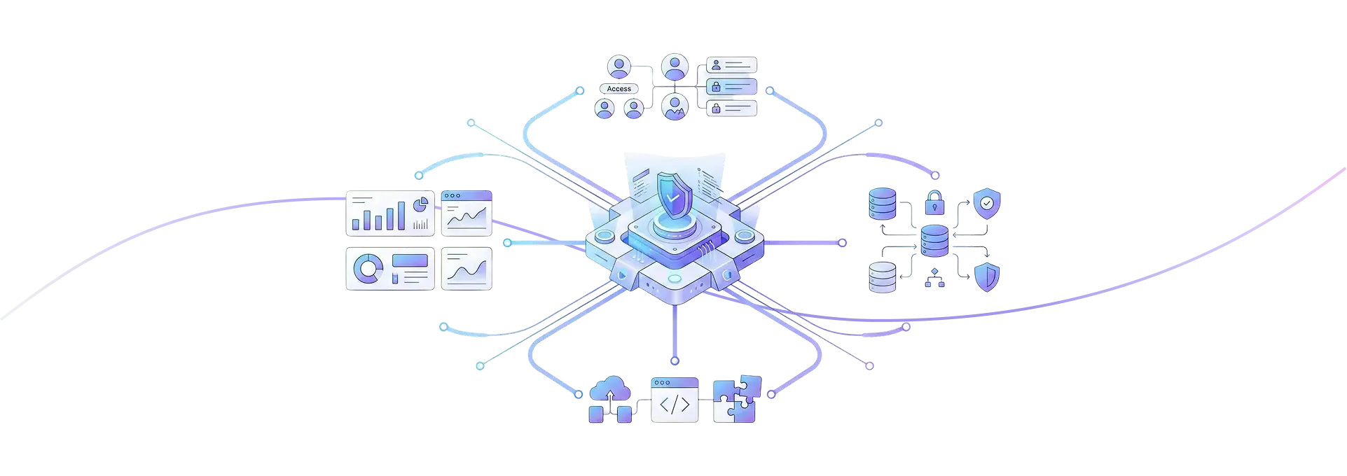 Secure by design — connected security and data nodes